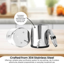Orku 17L Gravity Benchtop Water Filter System - Stainless Steel
