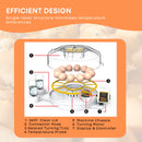 Automatic 12 Egg Incubator - Electric Digital Turning Chicken Quail Duck Hatching