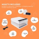 Automatic 48 Egg Incubator - Electric Digital Turning Chicken Quail Duck Hatching
