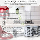 Kitchee Slicer Shredder Grater 3 Attachments - Compatible with KitchenAid Mixer