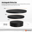 Tooleroo Electric 360 Rotating Product Display Stand for Merchandise Video Black