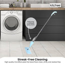 Kitchee Refillable Spray Floor Mop with Reusable & Washable Multi-Surface Microfibre Pad