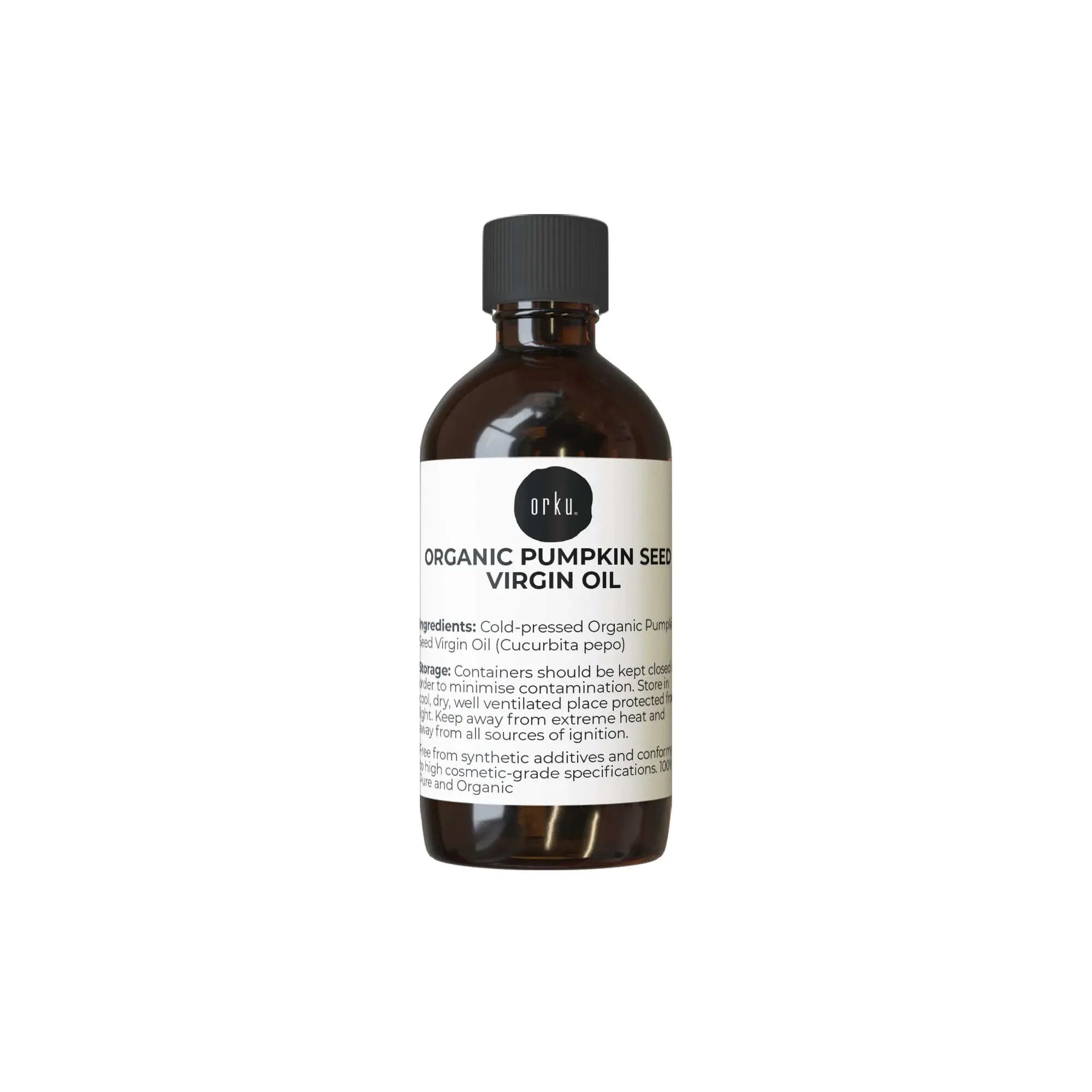 Orku 100ml Organic Pumpkin Seed Virgin Oil Cold Pressed Cosmetic Grade