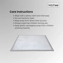 Kitchee Foam Floor Mat 150x200cm - Padded Thick Soft Tatami Style Rug Grey