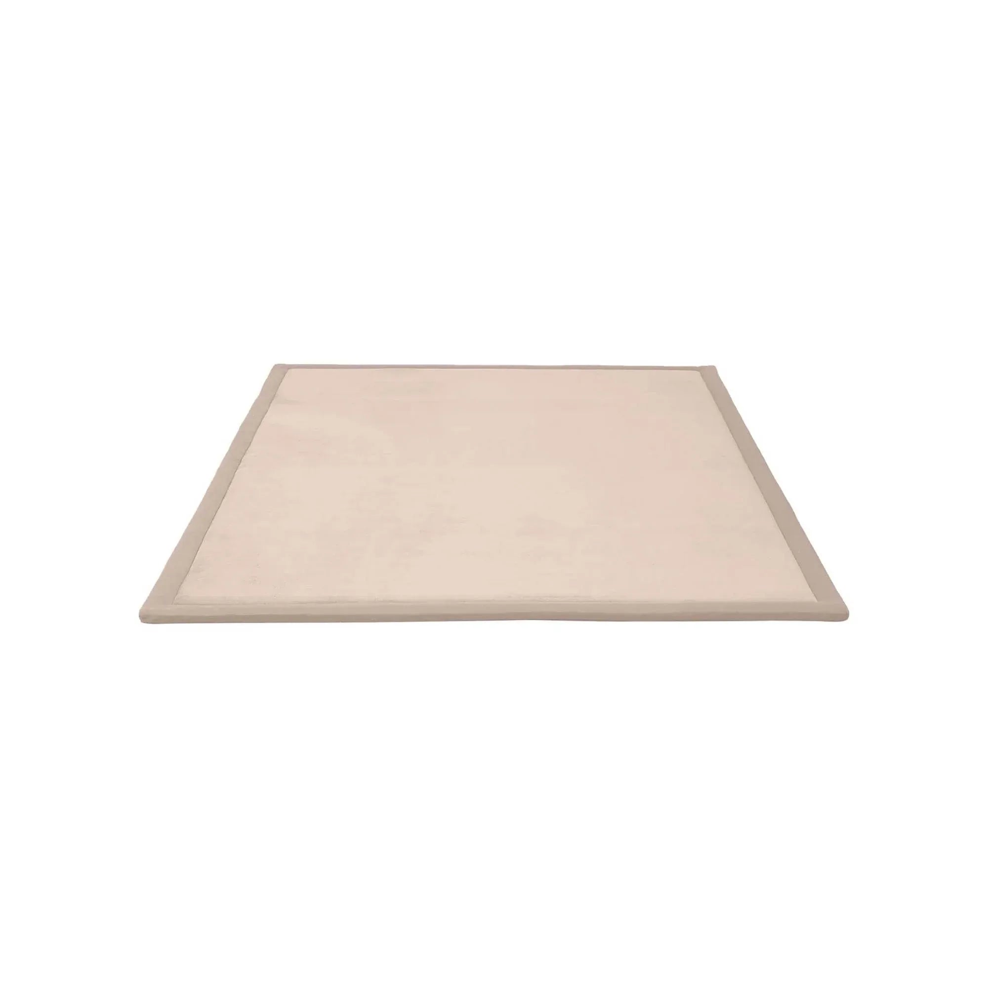Kitchee Foam Floor Mat 200x200cm - Padded Thick Soft Tatami Style Rug Cream
