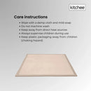 Kitchee Foam Floor Mat 200x200cm - Padded Thick Soft Tatami Style Rug Cream