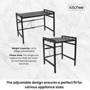 Kitchee Microwave Single Shelf - Expanding Storage Rack Kitchen Organiser Stand