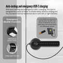 Tooleroo Digital Smart Door Lock Handle - 5in1 Keypad Home Entry Security System