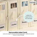 Kitchee Foldable Bed Sheet Storage Box - Linen + Closet Organiser Beige