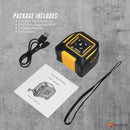 Tooleroo 60m Digital Laser Tape Measure + 5m Steel Tape – 3-in-1 Cross Marking