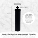 Orku Carbon Block Filter Cartridge - Replacement for Berkey BB9-2 Gravity Filter