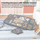 Social Hike Puzzle Felt Board 1500pcs - Folding Portable Stand Cover and Drawers