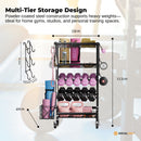 Social Hike Gym Equipment Storage Rack on Wheels - Dumbbells Weights Organiser