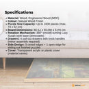 Social Hike 1000pcs Puzzle Board 4 Drawer with Cover -  Wooden Rotating Tabletop