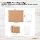 Social Hike 1500pcs Puzzle Board 4 Drawer with Cover - Wooden Rotating Tabletop