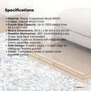 Social Hike 1500pcs Puzzle Board 4 Drawer with Cover - Wooden Rotating Tabletop