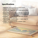 Social Hike 1500pcs Puzzle Board 6 Drawer with Cover - Wooden Rotating Tabletop