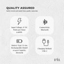 Orku Rechargeable Eye Massager - Heat Compression Vibration Bluetooth White