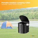 Social Hike Portable Folding Camping Toilet - Outdoor Lightweight Compact Potty