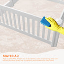 Rooster Farms PVC Dog Play Pen Extension for Whelping Box - 95cm x 95cm x 48cm