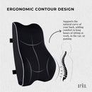 Orku Ergonomic Lumbar Cushion - Memory Foam Back Support Car Office Gaming Chair