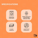 Rooster Farms Male Dog Diapers Large 3Pk - Washable Reusable Nappies Hook/Loop