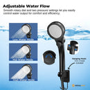 Social Hike Portable Camping Shower Kit - 6000MAh Outdoor Rechargeable Pump LED