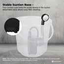 Social Hike Portable Camping Shower Kit - 6000MAh Outdoor Rechargeable Pump LED