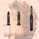 Ellie & Ruby 7-in-1 Hot Air Hair Styler 1400W Dryer Brush Curler Black