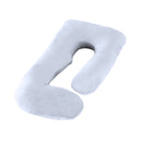 Orku Maternity Pregnancy Pillow - J-Shape Full Length for Side Sleepers Grey
