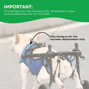 Rooster Farms Replacement Harness for Dog Wheelchair XS - Little Dogs Up to 10Kg