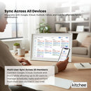 Kitchee 10" Digital Calendar Smart Family Planner - 25.5cm Touchscreen White