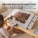 Social Hike Puzzle Board 1000 pcs - Felt Tilting Portable Cover + Drawers Silver