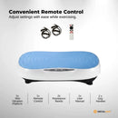 Social Hike 55cm Vibration Plate Machine Full Body Exercise Platform 200W Blue