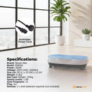 Social Hike 55cm Vibration Plate Machine Full Body Exercise Platform 200W Blue