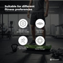 Social Hike 55cm Vibration Plate Machine Full Body Exercise Platform 200W Green