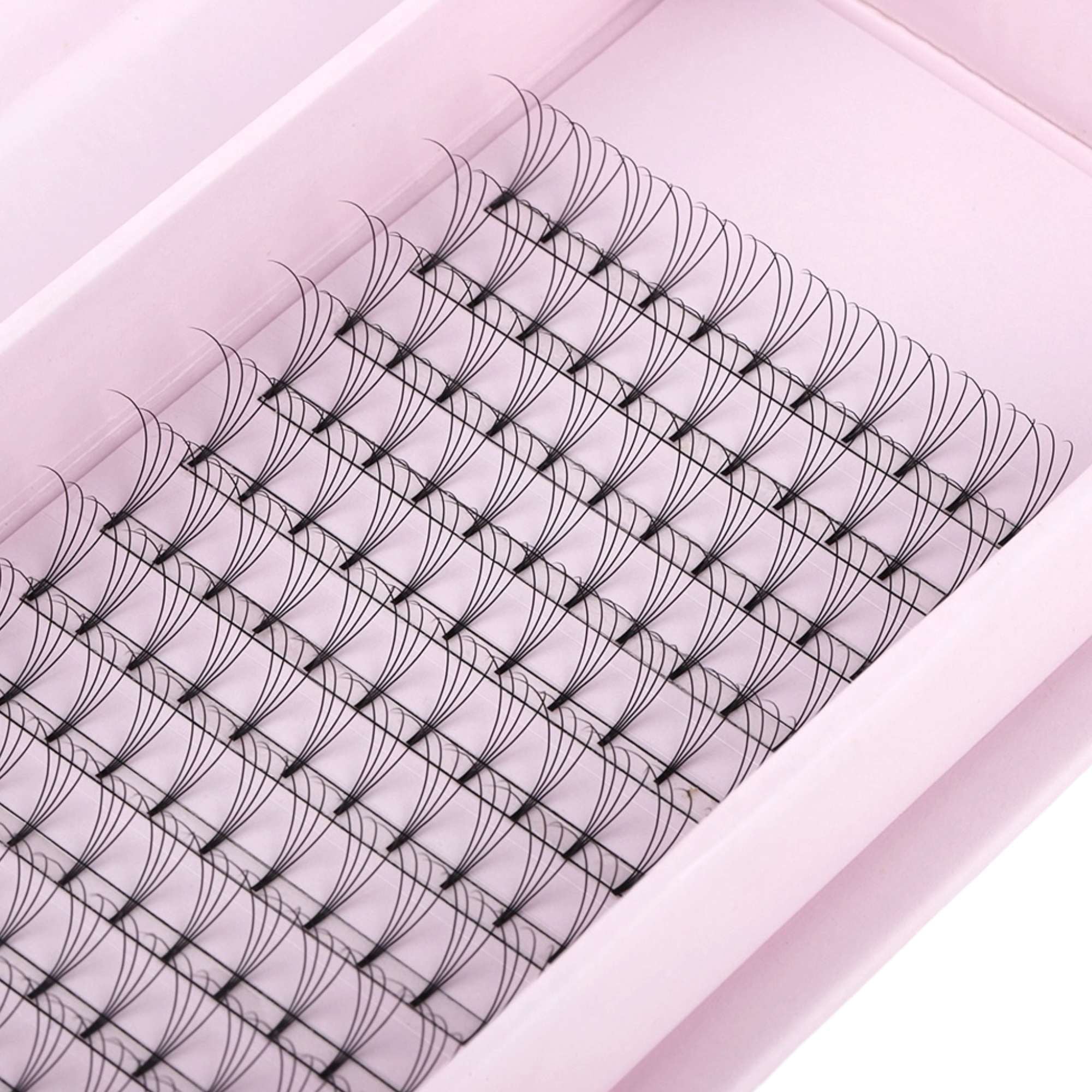 Miosh Eyelash Extensions - 4D Premade Volume Short Stem Eye Lash 0.10 / D CURL