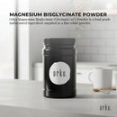 Orku 1Kg Magnesium Bisglycinate Powder Unflavoured Chelated Biglycinate - Jar