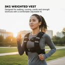 Social Hike 5Kg Weighted Vest Adjustable Fit For Running Walking Training