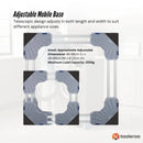 Tooleroo Washing Machine Stand - 200Kg Adjustable Wheeled Fridge Appliance Base