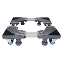 Tooleroo Washing Machine Stand - 200Kg Adjustable Wheeled Fridge Appliance Base