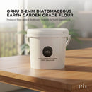 Orku 5Kg Diatomaceous Earth Garden 0-2mm Australian Fossil Shell Flour Tub