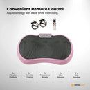 Social Hike 68cm Vibration Plate Machine Full Body Workout Platform Pink