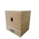Orku 59 Essential Oil Bottle Storage Box - Wooden 3 Tier Aromatherapy Organiser
