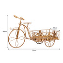 Christabelle Antique Gold Bicycle Christmas Tree Display Decoration Ornament