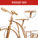 Christabelle Antique Gold Bicycle Christmas Tree Display Decoration Ornament