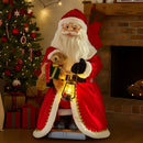 Christabelle 1.1m Musical Led Animated Christmas Santa Claus Lantern Decoration