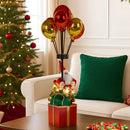 Christabelle 60cm LED Christmas Santa Claus with Balloons & Lights Ornament Decoration