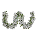 Christabelle 274cm Majestic Snow Prelit Christmas Garland
