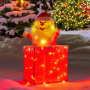 Christabelle 76cm Animated Santa In Chimney Christmas Tree Led Lights Ornament